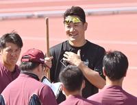 　広島戦に先発する田中将（撮影・田中太一）