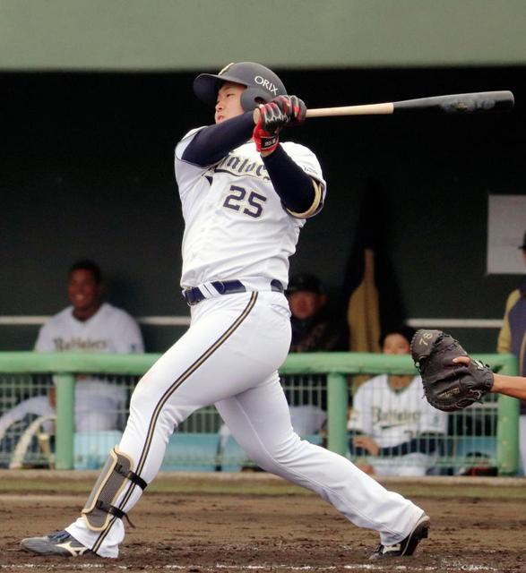 オリックスドラ２・内藤　鮮烈２安打１打点　開幕１軍へ猛アピール！