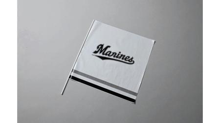 　イベントで配布されるビニール製応援フラッグ（球団提供）