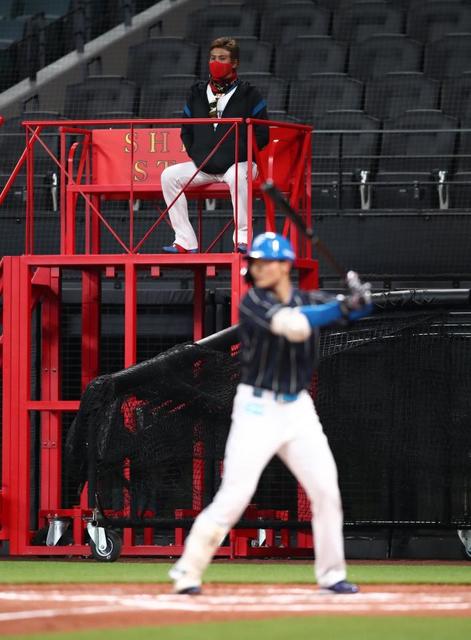 日本ハム　清宮「飛ぶなー」加藤豪は「世界一の球場です」新球場で初練習