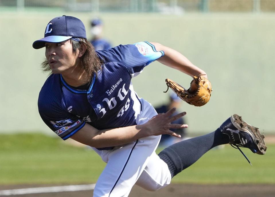 　オリックスとの練習試合に先発した今井