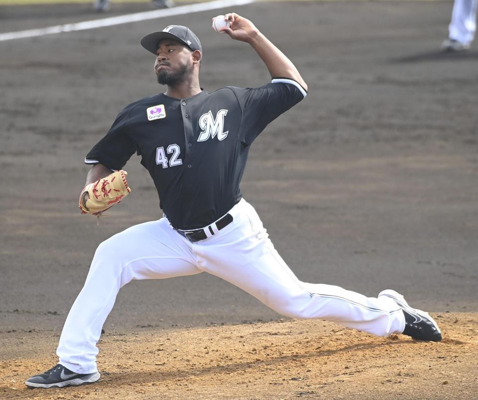 　ソフトバンク戦に先発したメルセデス