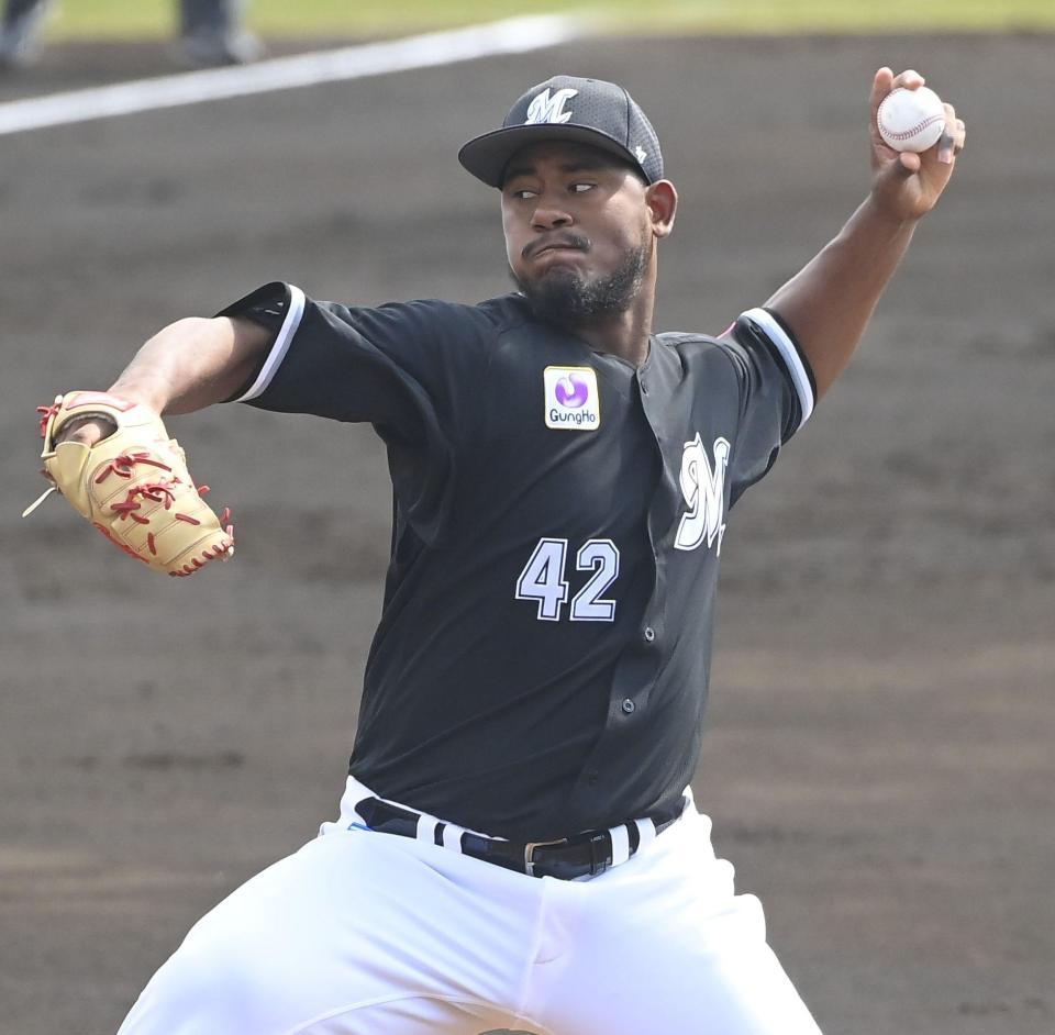 　ソフトバンク戦に先発したメルセデス