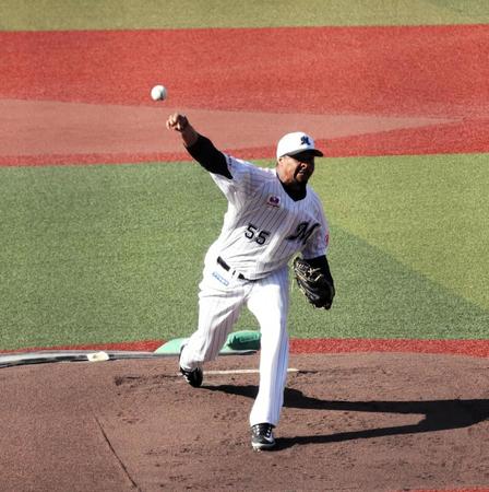 ライブＢＰに登板したペルドモ