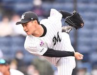 　９回１イニングを無失点に抑えた中森