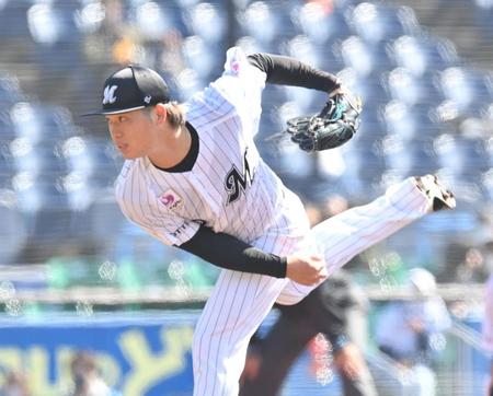 　先発する森（撮影・西岡正）