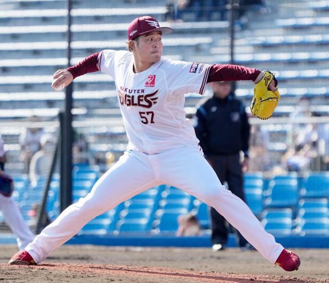 楽天・滝中　４回１安打無失点の好投でローテ入りアピール　石井監督も評価