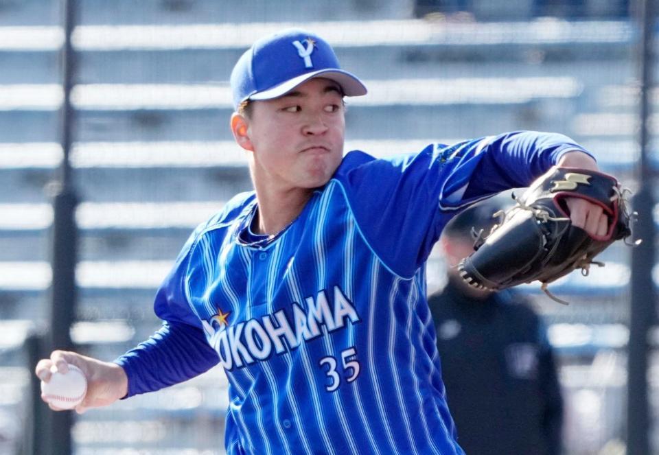 　登板したＤｅＮＡ・橋本