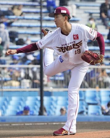 楽３-２Ｄ（９日）　新人荘司が五回途中無失点