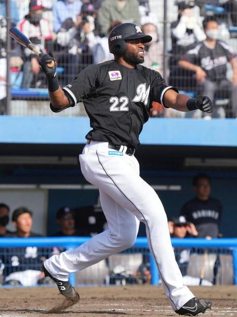 ロッテ・ポランコ　ＯＰ戦１号２ランに笑顔「いい方に向かっている」