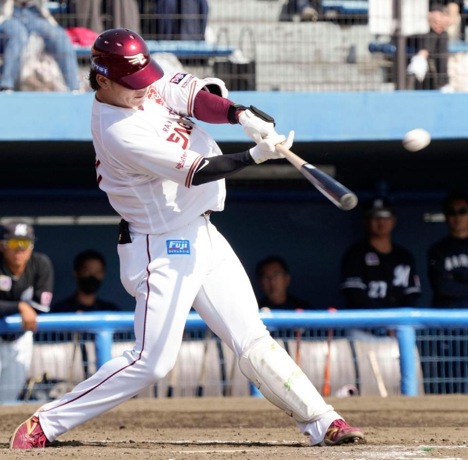 楽天】伊藤裕季也、今季チーム初の猛打賞 プロ初1番起用で1
