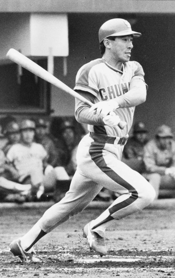 　中日時代の平野謙＝１９８３年