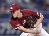 　中日戦に３番手で登板した小孫