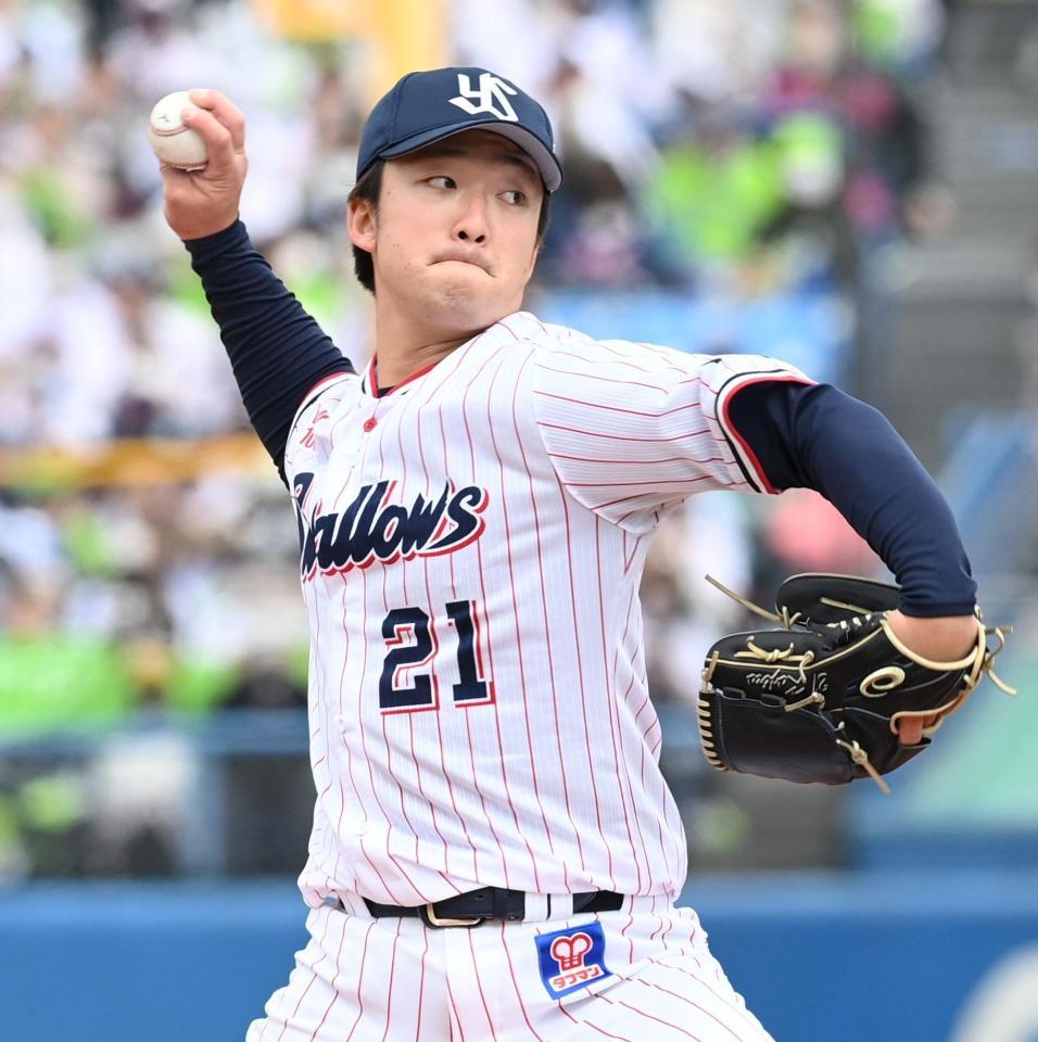 　先発し、投げ込む吉村（撮影・田中太一）