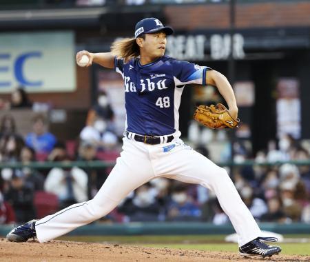 　楽天戦に先発した西武・今井＝楽天モバイルパーク