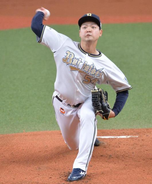 オリックス　プロ初先発の黒木は四回途中４失点で降板　強力な鷹打線につかまる