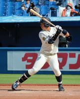 　３打数１安打２打点と躍動した明大・上田希由翔