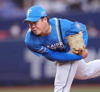 　力投する金村（撮影・坂部計介）