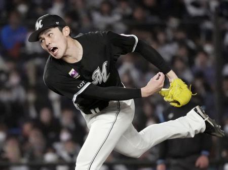 　オリックス戦に先発したロッテ・佐々木朗＝ＺＯＺＯマリン