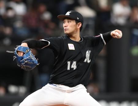 　日本ハム戦に先発した小島（撮影・中島達哉）