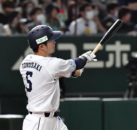 西武・外崎が自身初の２打席連発「打った瞬間に入ったなと思った」