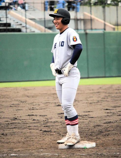 慶応・清原Jr.代打で四球 チーム8強入りもスタメン逃し「悔しさある」