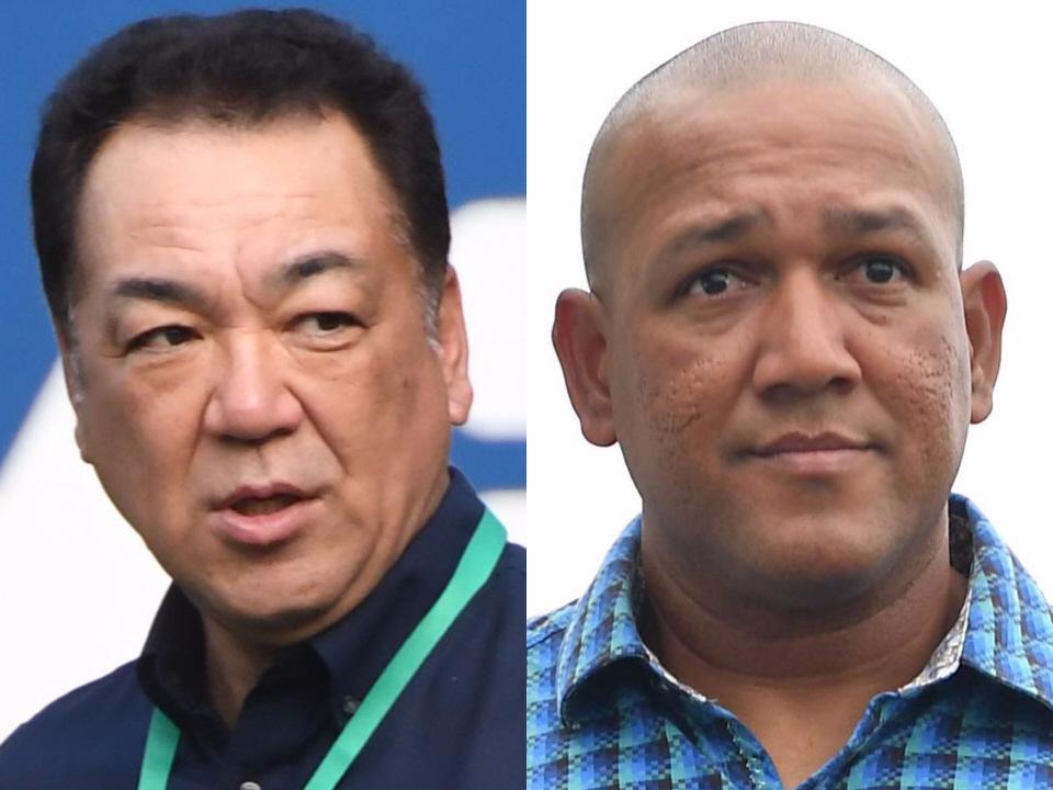 　槙原寛己氏（左）とアレックス・ラミレス氏