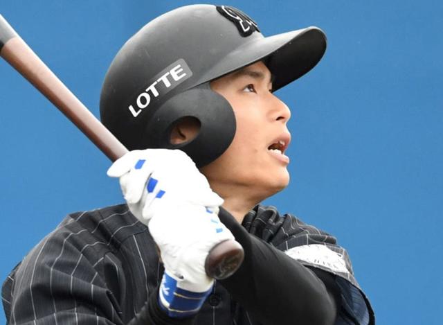 ロッテ　和田康士朗が今季初安打　１軍昇格２日目で二塁打マーク「リラックスして打席に入れた」