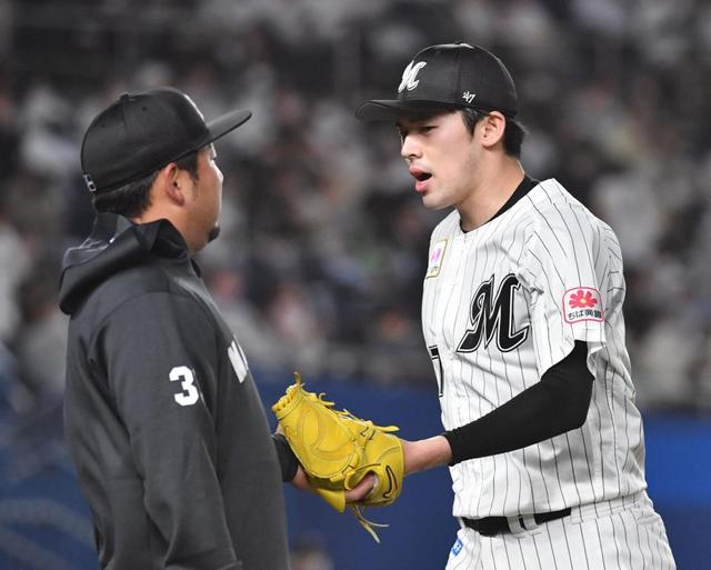 ロッテ・佐々木朗希が５回無安打無失点で降板　今季最多１２奪三振マークも　スタンドざわつく