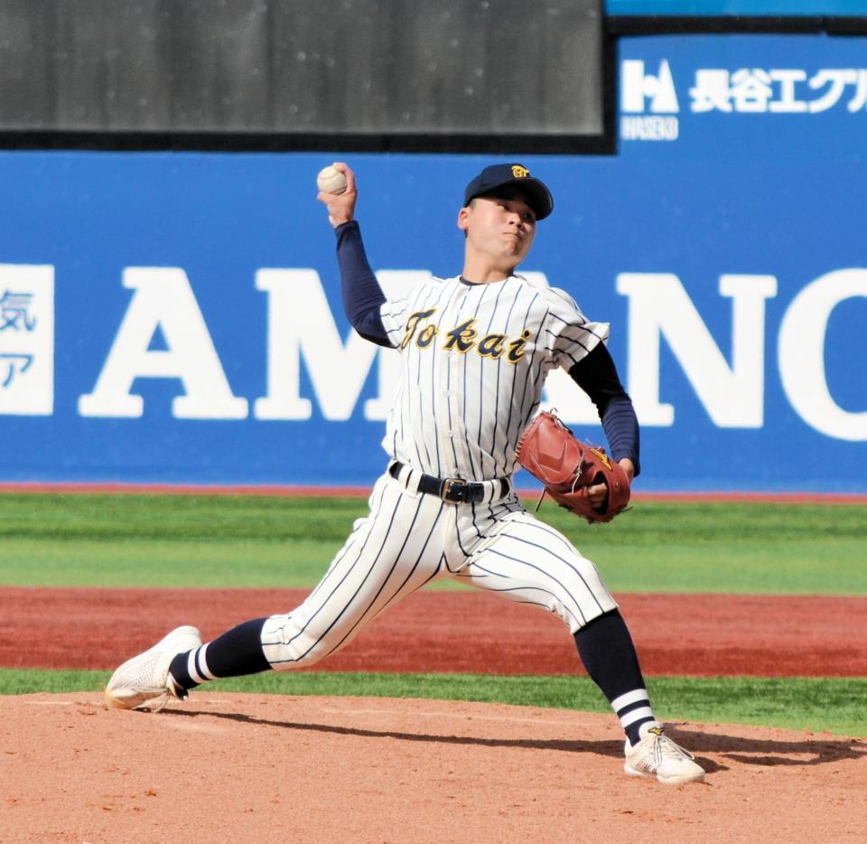 相洋戦で先発した東海大相模のエース・子康