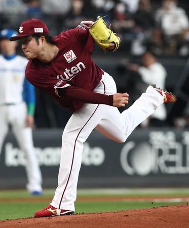 　先発の滝中（撮影・中島達哉）