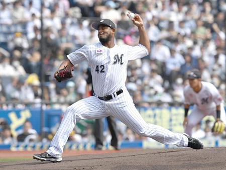 　ソフトバンク戦に先発したメルセデス