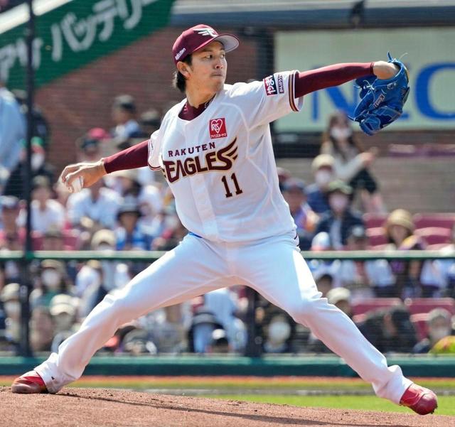 最下位の楽天痛恨　岸が緊急降板　三回途中アクシデント　自ら異変を訴える　交代アナウンスに球場騒然