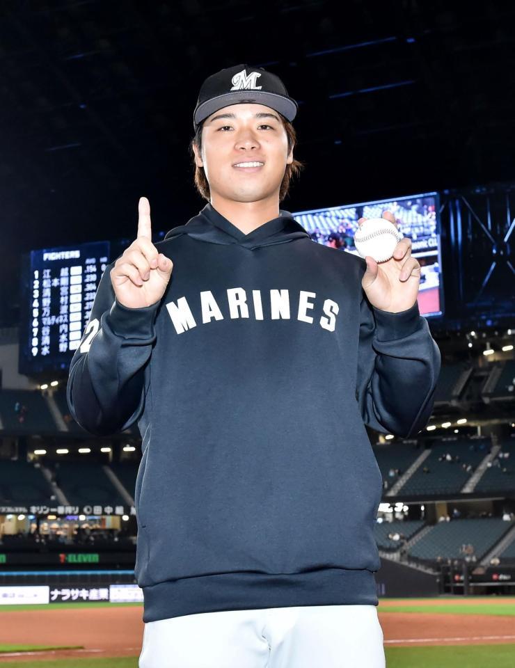 　４月１９日の日本ハム戦でプロ初勝利を挙げた森