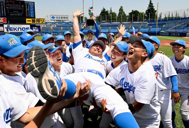 青学大が１７年ぶり東都Ｖ　ドラフト注目・常広は気合の６回１失点　納得の８８球