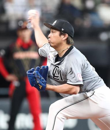 　９回、登板した益田（撮影・中島達哉）