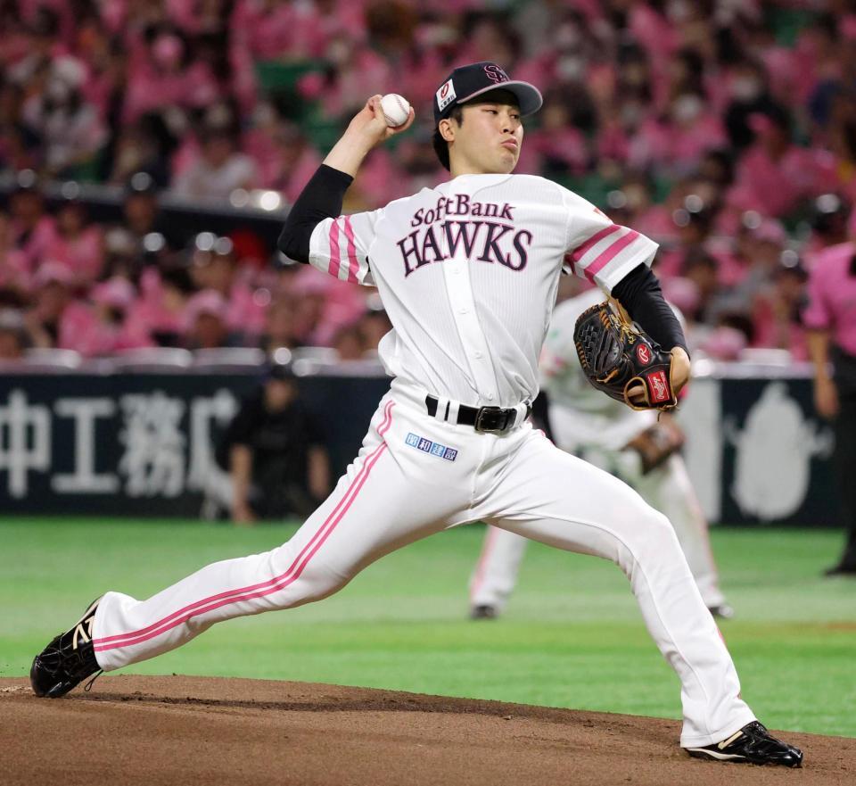 　５回１失点で４勝目を挙げた藤井