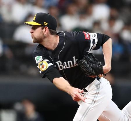 　先発したガンケル（撮影・中島達哉）