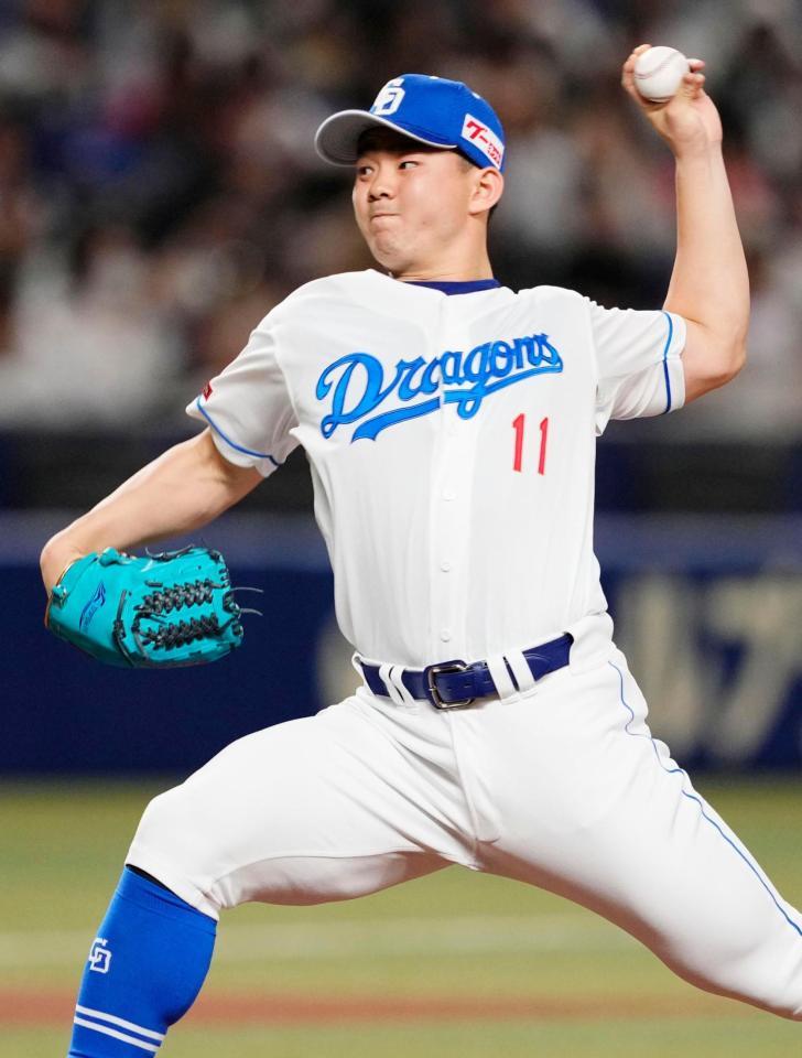 　オリックス戦に先発した小笠原