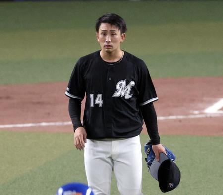 　６回、小島が細川に２点本塁打を浴びる
