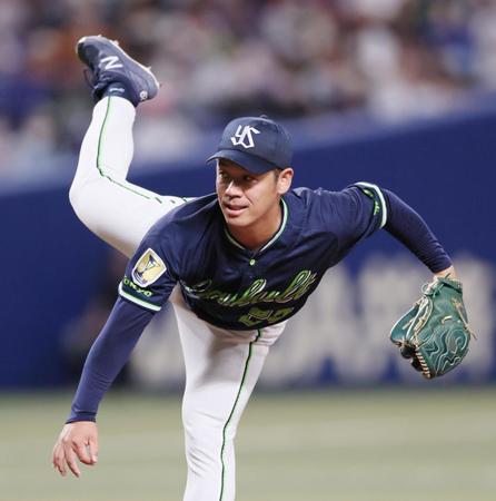 　中日戦に先発した小川