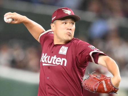 　オリックス戦に先発した田中将（撮影・堀内翔）