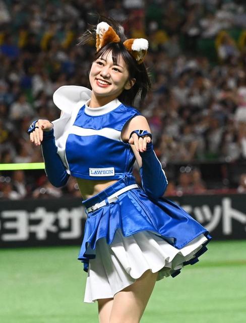 きつねダンスが福岡初上陸 ファイターズガール“エース”滝谷美夢