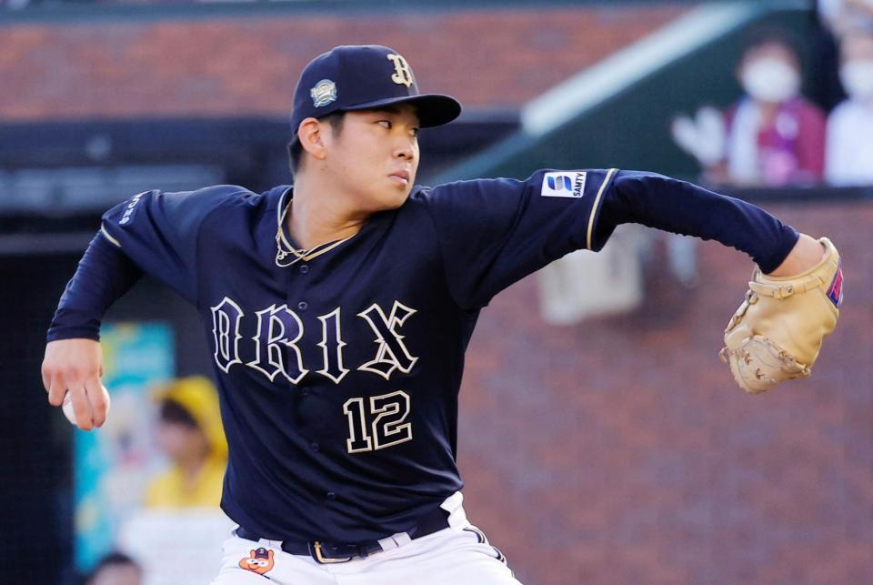 　楽天戦に先発した山下