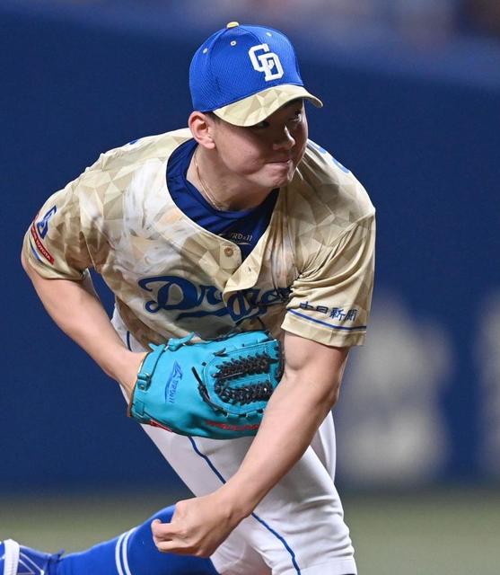 中日・小笠原　９回３安打で自身二度目の完封勝利「次もいい投球ができるように」