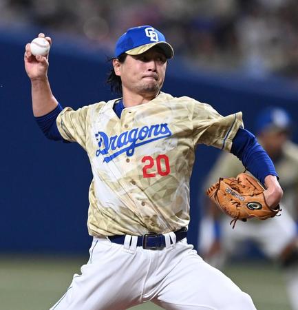 　先発し、投げ込む涌井（撮影・田中太一）