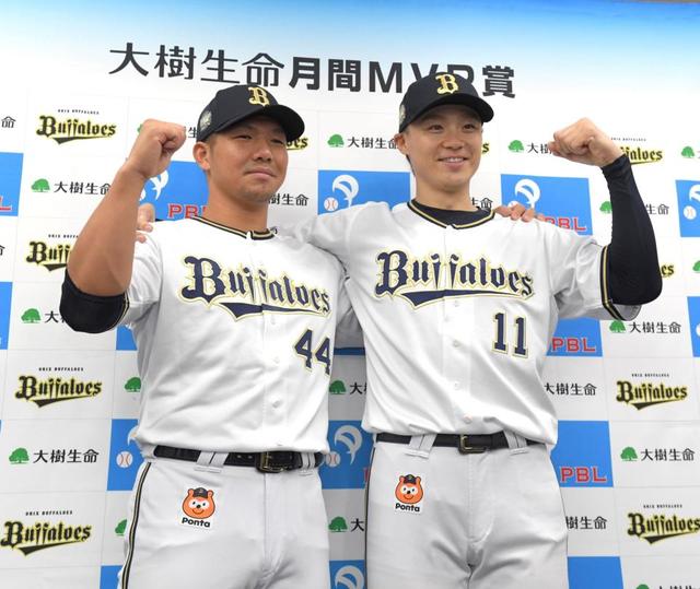 オリックス 山崎福也と頓宮裕真が６月の月間ＭＶＰ オリックスのダブル