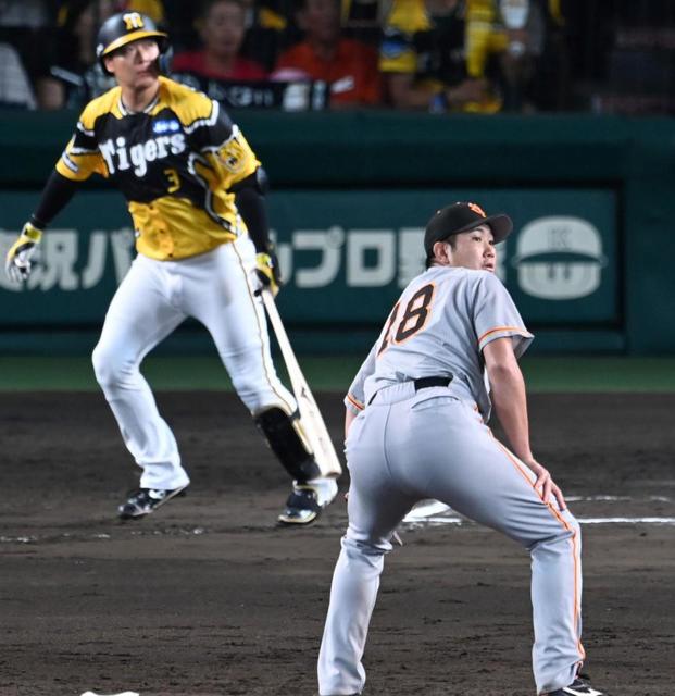 巨人・菅野が大山に一発浴びてＫＯ　原監督厳しい表情でマウンドへ　エースが２戦連続の背信