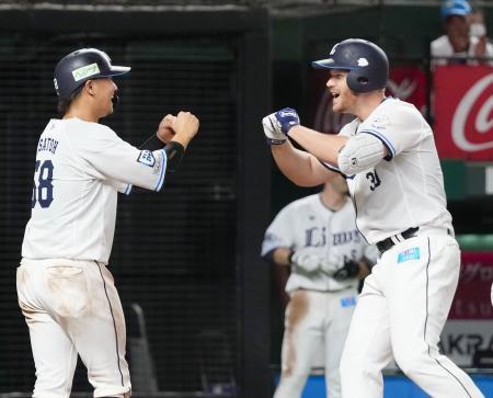 西５-３ロ（２６日）　与座が今季初勝利