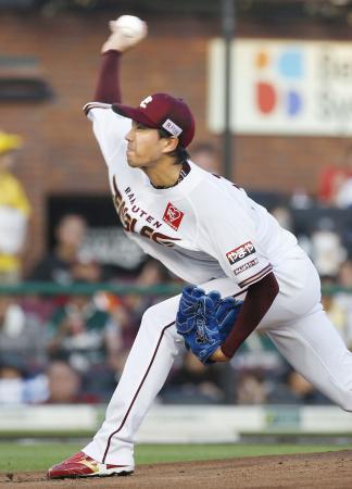 楽５-１西（２８日）　岸、７回無失点で４勝目